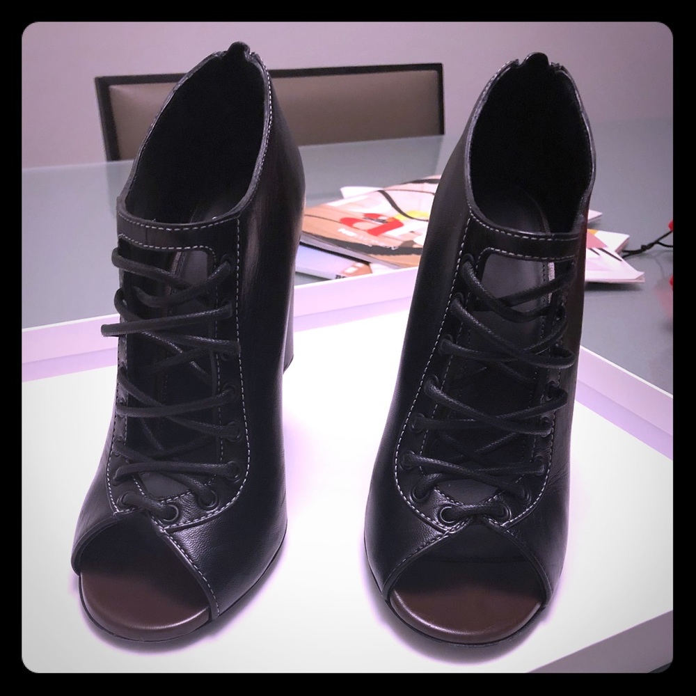 Givenchy open toe booties